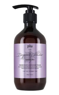 Гель скраб для душа Premium Spa Scrub Body Wash Bergamot Lavender с бергамотом и лавандой Plu