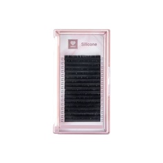 Ресницы Silicone - 16 линий - MIX С+ 0.10 5-9мм розовая палетка Lovely