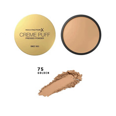 Компактная крем пудра Max Factor Creme Puff Tон 75 Golden 14 г