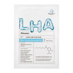 Маска Jm Solution Layer Care Able LHA Mask Тканевая маска с LHA-кислотой 30ml