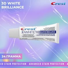 Зубная паста Crest 3D White Brilliance Advanced Stain Protection, 24 г