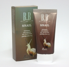 Ekel ВВ крем с экстрактом улитки для лица / BB Snail Cream 50 мл