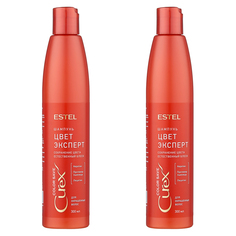 Комплект для волос Curex Color Save Estel Professional (шампунь+шампунь), 600 мл