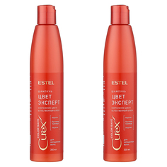 Комплект для волос Curex Color Save Estel Professional (шампунь+шампунь), 600 мл