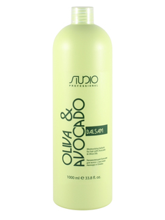 Бальзам увлажняющий для волос с маслами авокадо и оливы, 1 л (Цв: n/a) No Brand