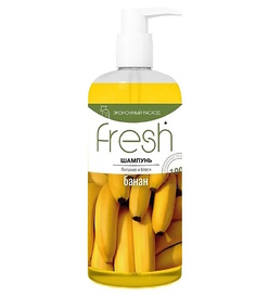Шампунь FRESH Питание и блеск Банан 750 мл Модум Modum