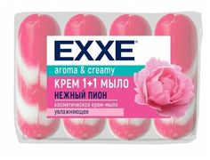 Крем-мыло EXXE 1+1 Нежный пион, 4х90 г