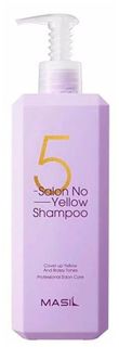 Тонирующий шампунь для осветленных волос MASIL 5 Salon No Yellow Shampoo 500 мл