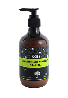 Восстанавливающий шампунь Kari с маслом макадамии для чувствительных и ломких волос 300 мл