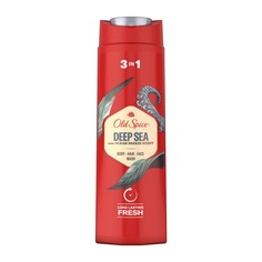 Гель Для Душа и Шампунь 3в1 Old Spice Deep Sea With Ocean Breeze Scent 400 Мл