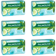 Мыло Palmolive Бодрящая свежесть,с экстрактом зеленого чая и огурца, 90 г х 6 шт