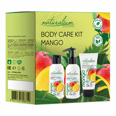 Косметический набор для тела Naturalium Тропический манго 3 предмета