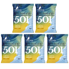 Пена для ванны Sativa Дикий пляж Средиземного моря №501 5 шт по 15 г