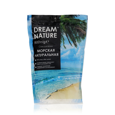 Соль для ванны Dream Nature Морская натуральная с пеной 900 г