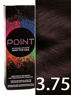 Краска для волос POINT тон №3.75 Тёмный шатен каштановый 100мл
