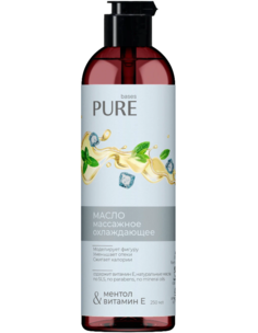 Масло массажное для тела Pure Bases соль-ментол охлаждающее 250 мл
