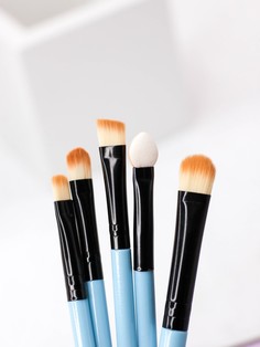 Набор кистей для макияжа Colorina 7 кистей blue No Brand