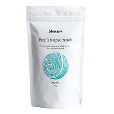 Marespa, Соль для ванны "English epsom salt" на основе магния, 1000 г