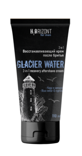 Восстанавливающий крем после бритья FAMILY COSMETICS 2 в 1 Glacier Water, 110 мл