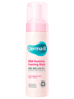 Пенка для интимной гигиены Derma:B слабокислотная очищающая Mild Feminine Foaming, 200 мл