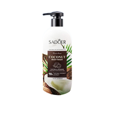 Гель для душа Sadoer с экстрактом кокоса Coconut Body Wash 400 мл