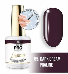 Гель-лак Mollon Pro Luxury Color Coat №65 Dark Cream Praline 8 мл