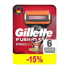 Сменные кассеты для бритья Gillette Fusion5 ProGlide Power, 6 шт.
