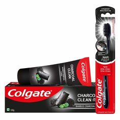 Набор Colgate Зубная паста Бамбуковый уголь 120 гр + Зубная щетка 360 с древесным углем
