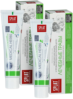 Зубная паста Splat Professional Лечебные травы профилактика воспаления десен 100 мл х 2 шт