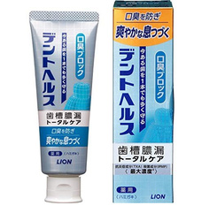 Зубная паста LION Dent Health для профилактики болезней десен и свежести дыхания 85 г