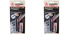 Станок RAPIRA Платинум Люкс классический для бритья, +5 лезвий, пластиковая ручка, 2 шт. Рапира