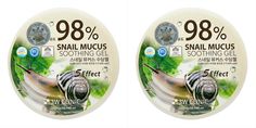 Гель для тела 3W Clinic Snail Mucus Soothing gel увлажняющий 300 мл 2 шт