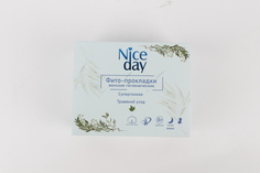 Прокладки Niceday Травяной уход ночные, супертонкие, 5 капель, 8 шт