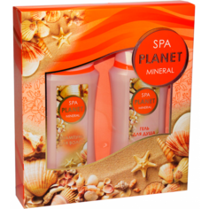 Подарочный набор spa planet mineral женский шампунь 250 и гель для душа 250