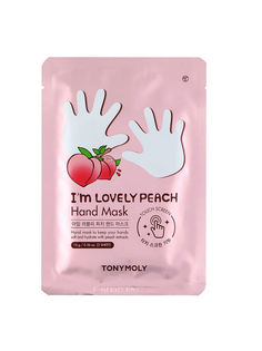 Маска для рук Tony Moly Im Lovely Peach Hand Mask персиковая, 16 г