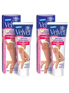 Экспресс Депилятор Velvet для чувствительной кожи 100 мл х 2 шт