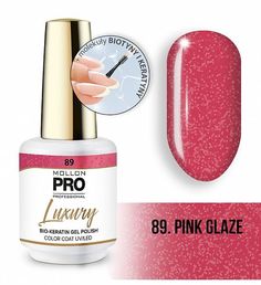 Гель-лак Mollon Pro Luxury Color Coat №89 Pink Glaze, 8 мл