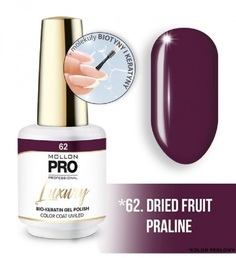 Гель-лак Mollon Pro Luxury Color Coat №62 Dried Fruit Praline, 8 мл