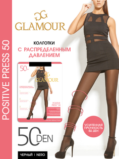 Колготки женские Glamour Positive Press 50 черные 3 (M)