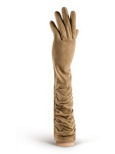 Перчатки женские Eleganzza IS02010 коричневые 7.5