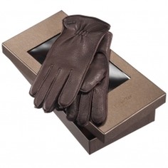 Перчатки женские Dr.Koffer H610182-40-09 коричневые 6.5