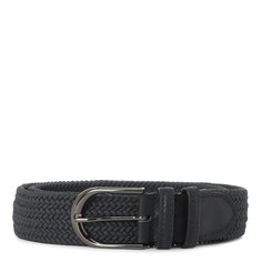 Ремень мужской Calzetti B-01M/BRAID_35mm темно-синий, 105 см