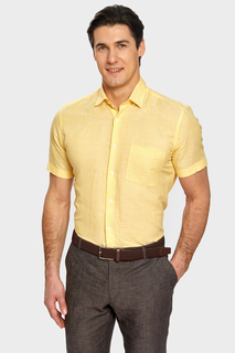 Рубашка мужская Kanzler 2S-423RL-1145-71 желтая 40