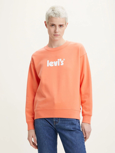 Свитшот женский Levis Graphic Standard Crew оранжевый XS Levis®