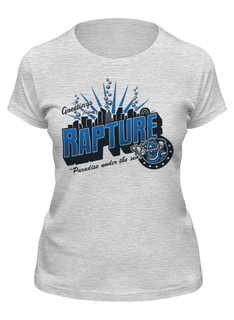 Футболка женская Printio Rapture серая 2XL