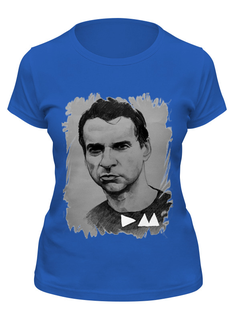 Футболка женская Printio Depeche mode синяя 2XL