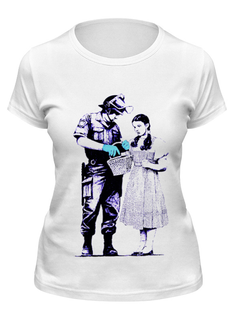 Футболка женская Printio Dorothy police search белая 2XL