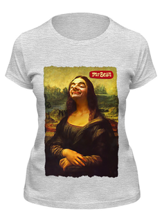 Футболка женская Printio Mr.bean серая 2XL
