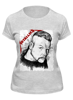 Футболка женская Printio Metallica серая 2XL