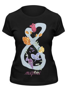 Футболка женская Printio 8 марта (международный женский день) черная 2XL